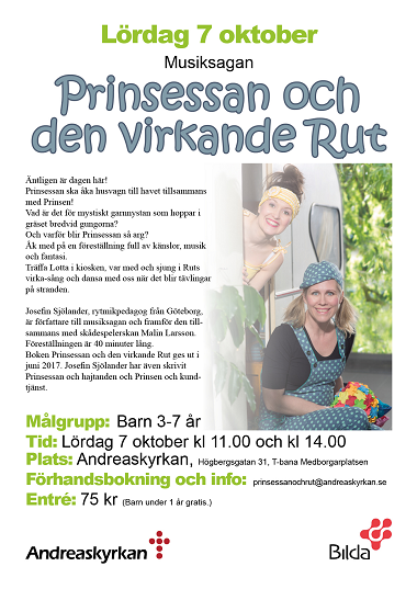 Affisch prinsessan lördag