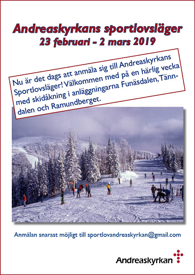Sportlovslager 2019